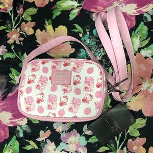 NWT Loungefly Hello Kitty Strawberry Milk Crossbody Bag SOLD